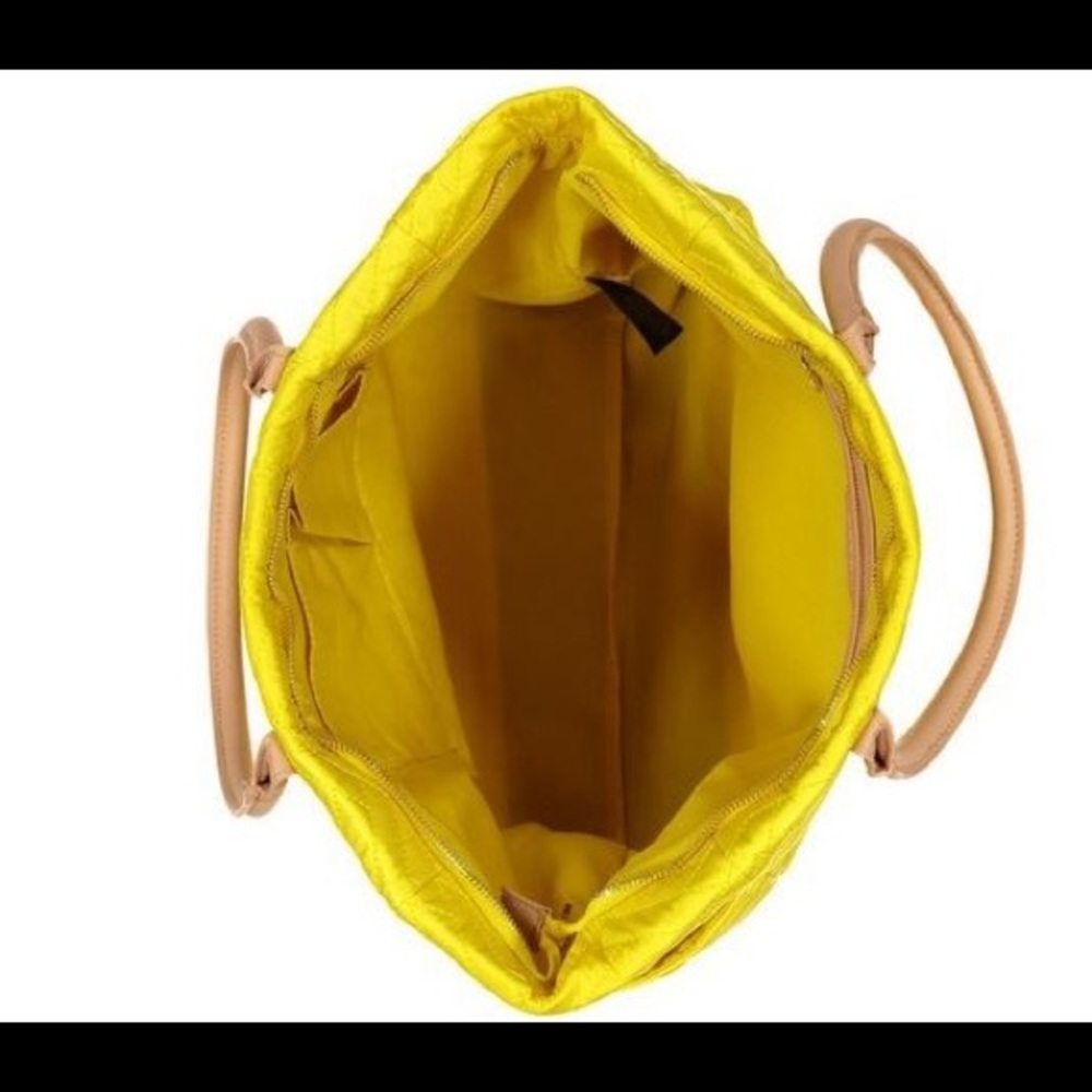 NWT Sophia Tote in Bold Yellow MSRP $109 - Picture 3 of 3